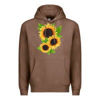 Chestnut treetops sunflower Premium Hoodie - LillyAllenDesigns