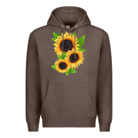 Coffee treetops sunflower Premium Hoodie - LillyAllenDesigns