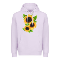 Lilac treetops sunflower Premium Hoodie - LillyAllenDesigns