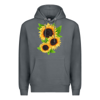 Rock treetops sunflower Premium Hoodie - LillyAllenDesigns