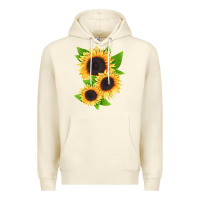 Sandshell treetops sunflower Premium Hoodie - LillyAllenDesigns