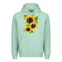 Seafoam treetops sunflower Premium Hoodie - LillyAllenDesigns