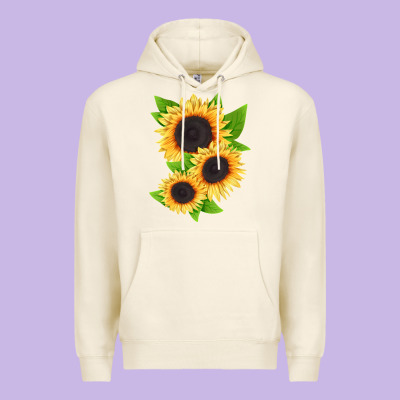 Treetops Sunflower Premium Hoodie Designed By Lillyallendesigns