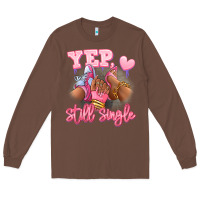 Chestnut Yep still single heels and sneakers afro girl Long Sleeve Tee - RanaPortraitStore