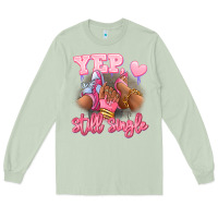 Matcha Yep still single heels and sneakers afro girl Long Sleeve Tee - RanaPortraitStore