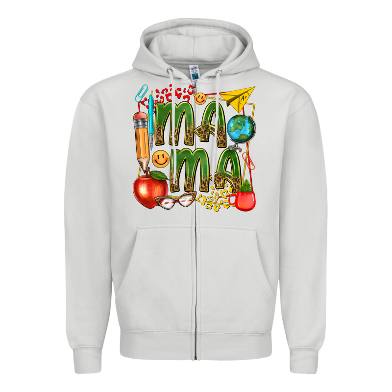 Mama Teacher Zipper Hoodie by texasbilliewilder | Teevron