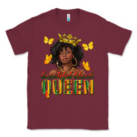 Burgundy beautiful black queen Classic Tee - texasbilliewilder