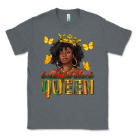 Charcoal Heather beautiful black queen Classic Tee - texasbilliewilder