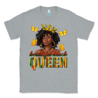 Heather Grey beautiful black queen Classic Tee - texasbilliewilder