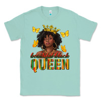 Seafoam beautiful black queen Classic Tee - texasbilliewilder