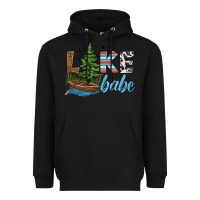 Black lake babe Heavyweight Hoodie - HRA Design Shop