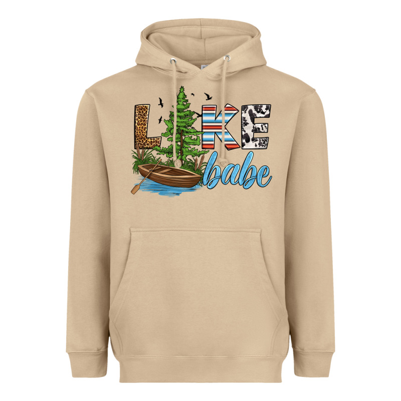 Lake Babe Heavyweight Hoodie by HRA Design Shop | Teevron