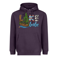 Plum lake babe Heavyweight Hoodie - HRA Design Shop