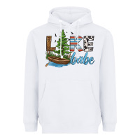 White lake babe Heavyweight Hoodie - HRA Design Shop