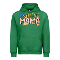 Emerald softball MAMA Urban Hoodie - MaliasSmallBusiness