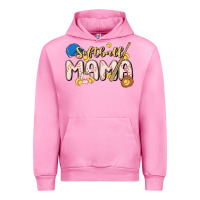 Fuchsia Pink softball MAMA Urban Hoodie - MaliasSmallBusiness