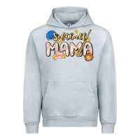 Heather Grey softball MAMA Urban Hoodie - MaliasSmallBusiness
