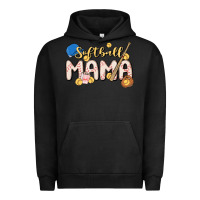 Pigment Black softball MAMA Urban Hoodie - MaliasSmallBusiness