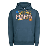 Pigment Midnight Navy softball MAMA Urban Hoodie - MaliasSmallBusiness