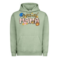 Pigment Oil Green softball MAMA Urban Hoodie - MaliasSmallBusiness