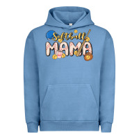 Pigment Pebble Blue softball MAMA Urban Hoodie - MaliasSmallBusiness