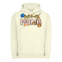 Pigment Pistachio softball MAMA Urban Hoodie - MaliasSmallBusiness