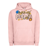 Pigment Salmon softball MAMA Urban Hoodie - MaliasSmallBusiness