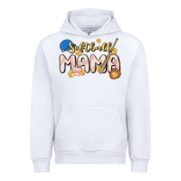 White softball MAMA Urban Hoodie - MaliasSmallBusiness