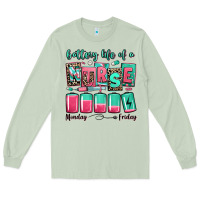Matcha battery life of a nurse Long Sleeve Tee - RanaPortraitStore