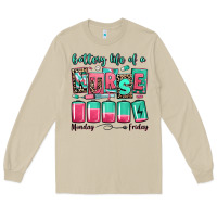 Mushroom battery life of a nurse Long Sleeve Tee - RanaPortraitStore