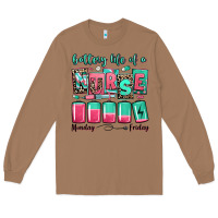 Toasted Coconut battery life of a nurse Long Sleeve Tee - RanaPortraitStore