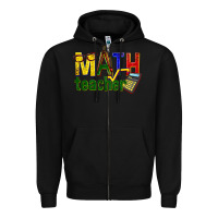 Black math teacher Zipper Hoodie - texasbilliewilder