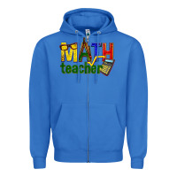 True Royal math teacher Zipper Hoodie - texasbilliewilder