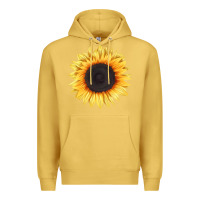 Antique Gold treetops sunflower Premium Hoodie - LillyAllenDesigns
