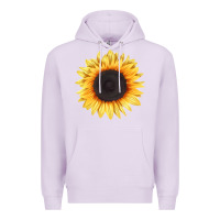 Lilac treetops sunflower Premium Hoodie - LillyAllenDesigns