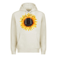 Oatmeal Heather treetops sunflower Premium Hoodie - LillyAllenDesigns