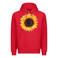 Red treetops sunflower Premium Hoodie - LillyAllenDesigns