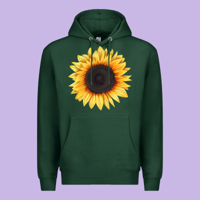 Treetops Sunflower Premium Hoodie Designed By Lillyallendesigns