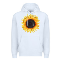 White treetops sunflower Premium Hoodie - LillyAllenDesigns