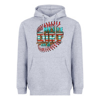 Heather Grey rub some dirt on it softball Heavyweight Hoodie - HRA Design Shop