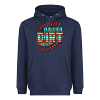 Navy rub some dirt on it softball Heavyweight Hoodie - HRA Design Shop