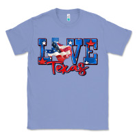 Colony Blue love texas map Classic Tee - Zillion Design Studio
