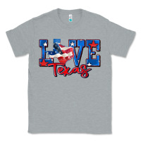 Heather Grey love texas map Classic Tee - Zillion Design Studio