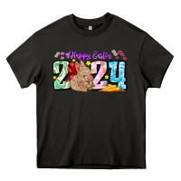Asphalt Happy Easter 2024 Heavy Core Tee - CowhideDigitalArt