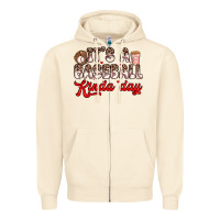 Sandshell it s a baseball kinda day Zipper Hoodie - Zillion Design Studio