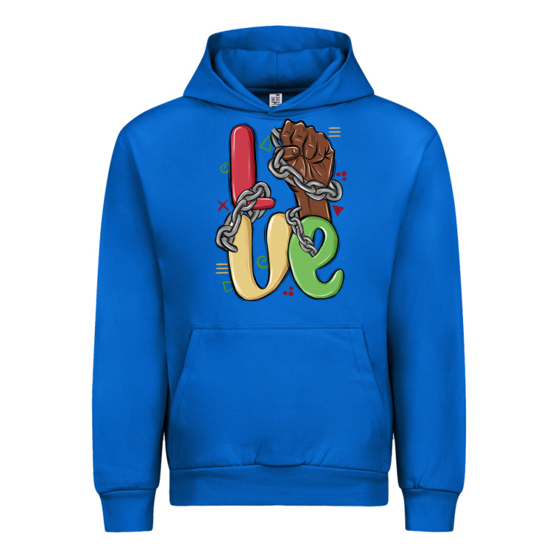 Love Juneteenth Urban Hoodie by MaliasSmallBusiness | Teevron