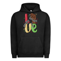 Pigment Black love juneteenth Urban Hoodie - MaliasSmallBusiness