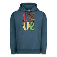 Pigment Midnight Navy love juneteenth Urban Hoodie - MaliasSmallBusiness