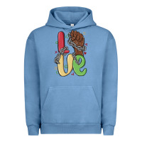Pigment Pebble Blue love juneteenth Urban Hoodie - MaliasSmallBusiness
