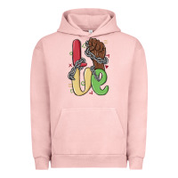 Pigment Salmon love juneteenth Urban Hoodie - MaliasSmallBusiness